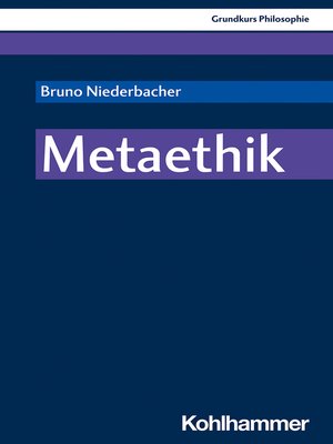 cover image of Metaethik